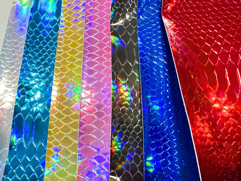 Fish Scale Vinyl Sheets 18"x12" GZ Lures Big Game Supply