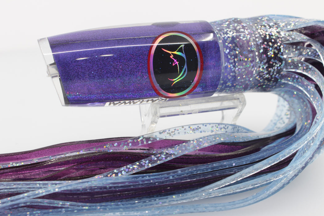 Bonze Lures Purple Rainbow Black Eyes Kahawai 12" 8.2oz Ice Blue-Purple