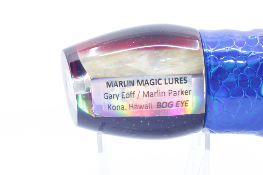 Marlin Magic Superman Awabi Pearl No Eyes Bog Eye 14" 9.5oz Vinyl Blue Scale
