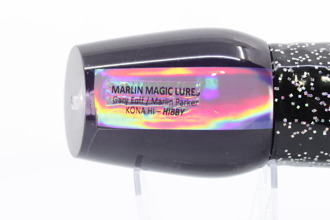 Marlin Magic Purple Mirrored Black Back Hibby 14" 11oz Skirted Black