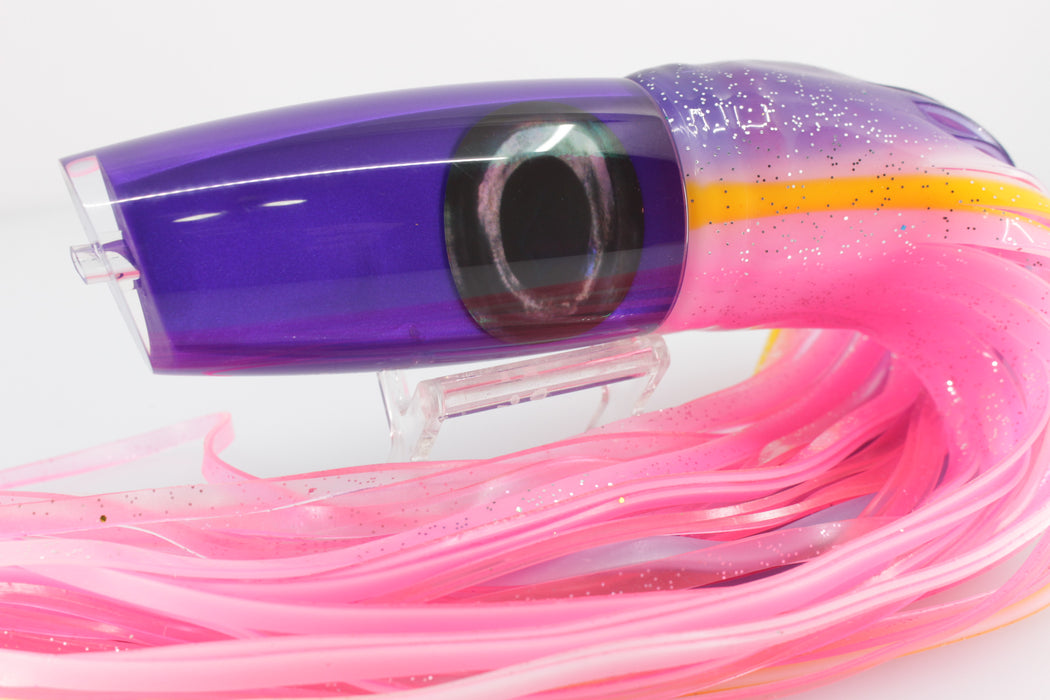 Moyes Lures Purple Pearl Large Plunger 14" 14oz Skirted Purple-Pink