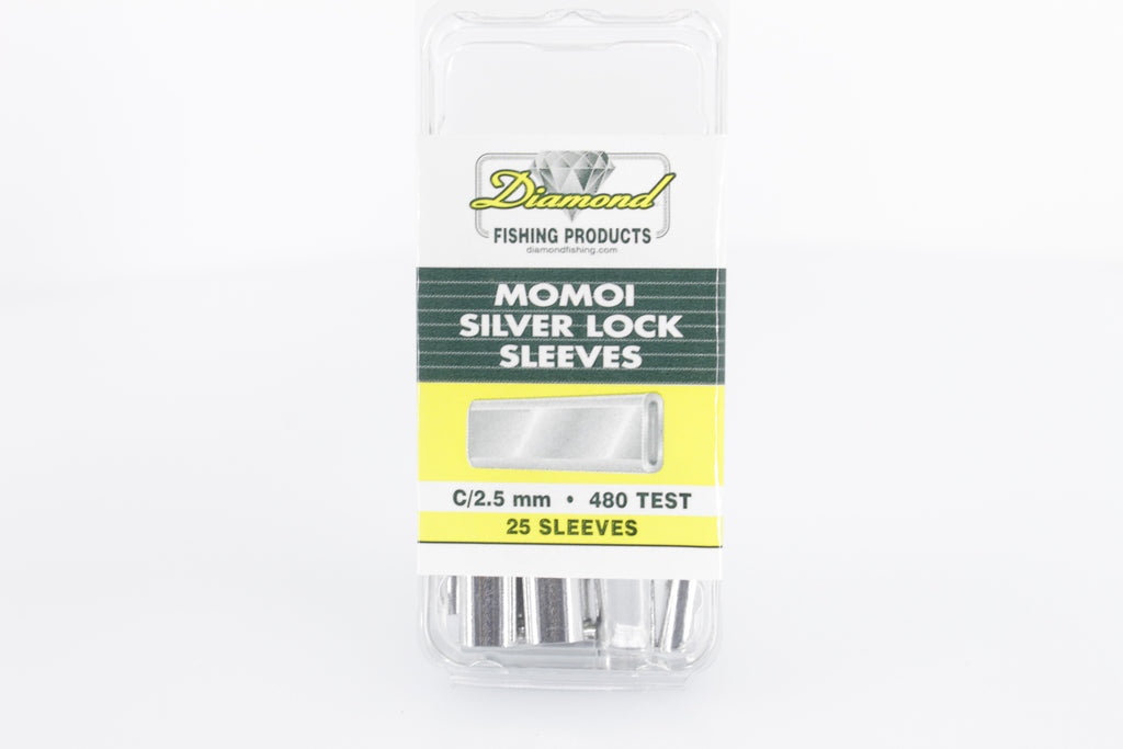 Momoi Silver Lock Sleeve Crimps - Sport Fishing Supply Store South