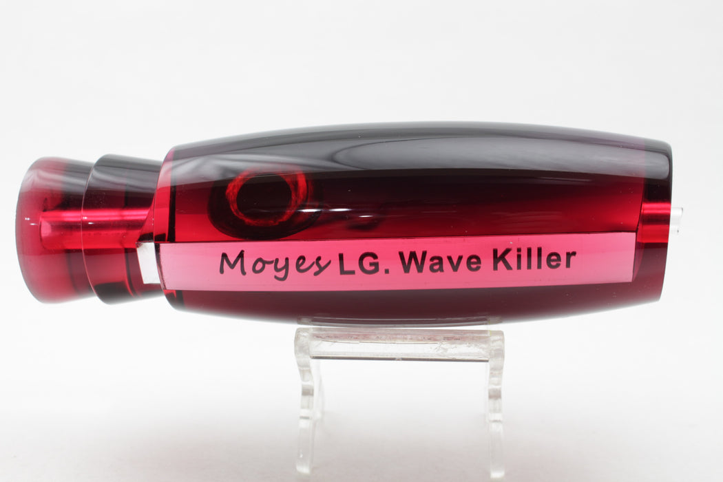 Moyes Lures Red Mirror Black Back Large Wave Killer 14" 8.3oz