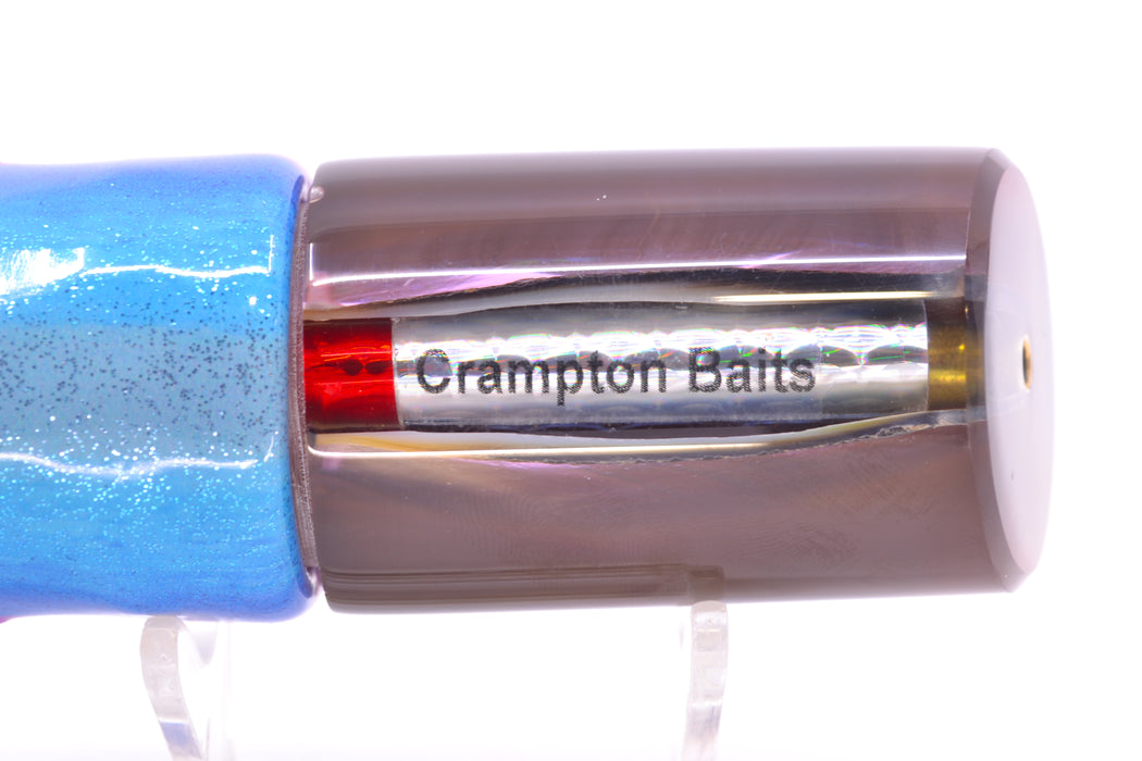 Crampton Baits Real Tahitian MOP Black-Pink Back 1/4 Tonner 12" 6.5oz FT Vinyl Blue Dream