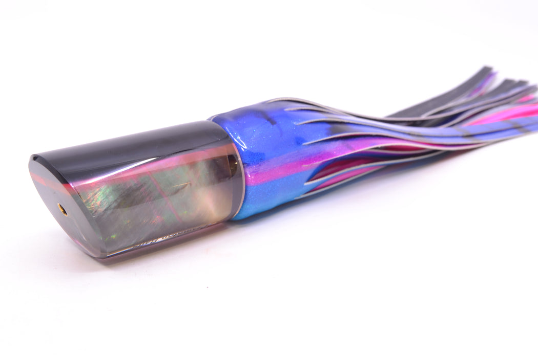 Crampton Baits Real Tahitian MOP Black-Pink Back 1/4 Tonner 12" 6.5oz FT Vinyl Blue Dream