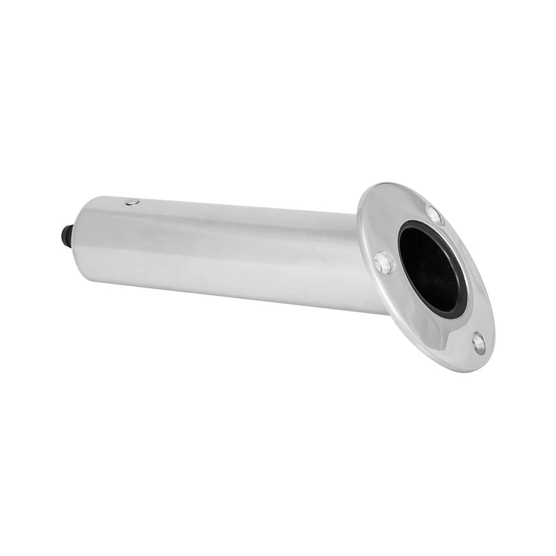 Gemlux Coastal Stainless Steel Rod Holder 30º w/ Removable Drain