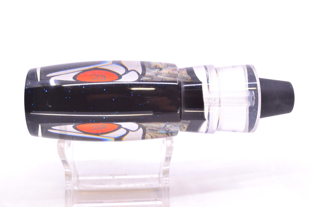 Bonze Lures Hydra Silver-Paua Fish Red Eyes BTK 10" 3oz
