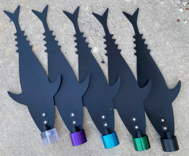 Grander Marlin Tackle Medium Blunt Cut D-Flap Teaser Squid Chain Combo Pack