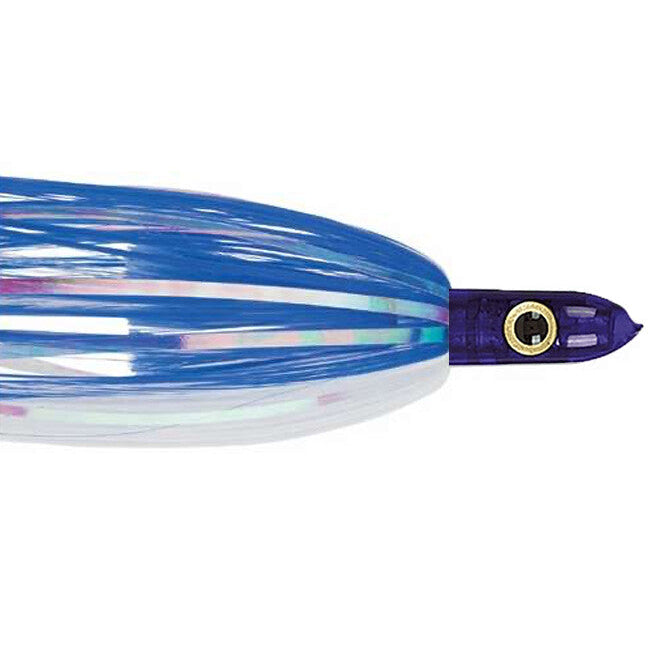 Iland Lures Jr. Dredge Ilander Flasher Series Blue-Crystal Hair Blue Head 6.5" 1oz DJR451F-BL/CY GZE