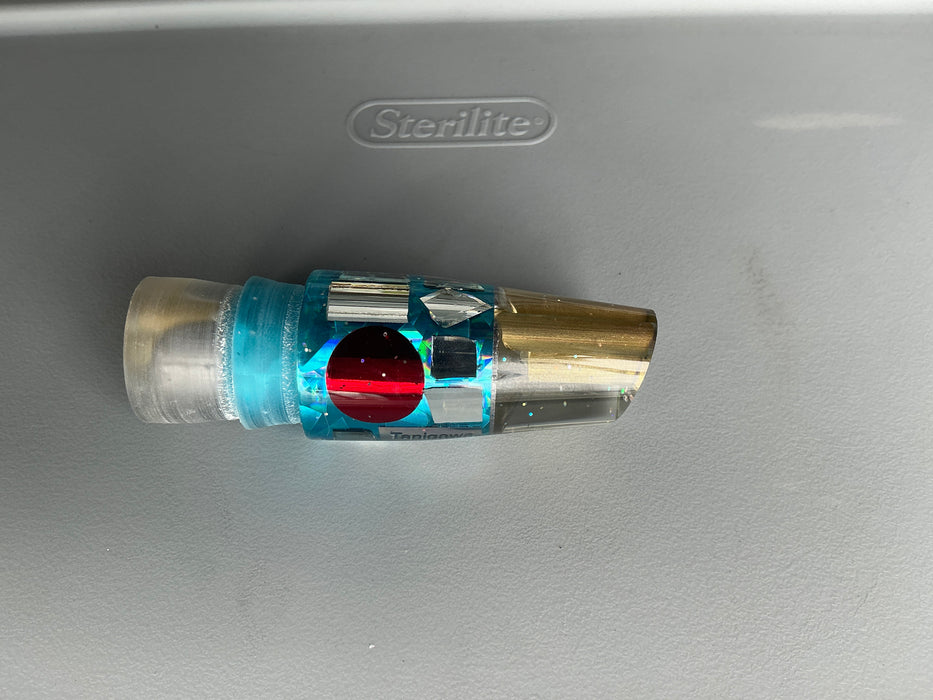 Tanigawa Lures Ice Blue Cracked Glass 2-Hole Slant 7" 5oz EZ-K