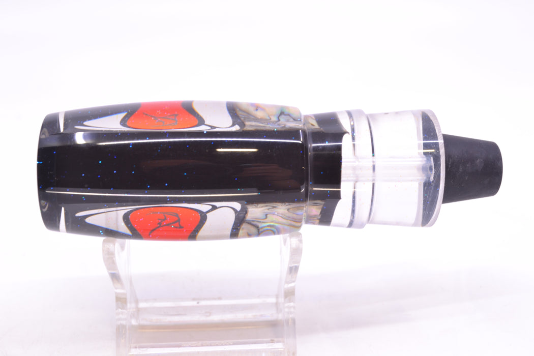 Bonze Lures Hydra Silver-Paua Fish Red Eyes BTK 10" 3oz