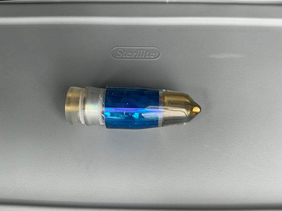 Tanigawa Lures Rainbow Blue Shell 2-Hole Bullet 9"+ 7.8oz EZ-K