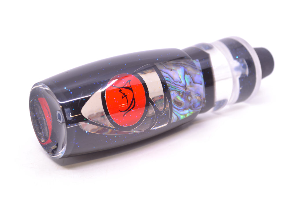 Bonze Lures Hydra Silver-Paua Fish Red Eyes BTK 10" 3oz