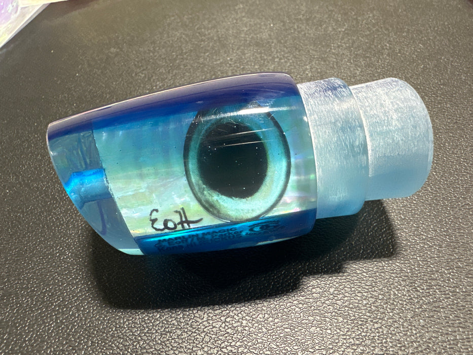 Marlin Magic Ice Blue Awabi Shell Blue Back Taxi Eyes Ruckus 12" 7.2oz EZ-K