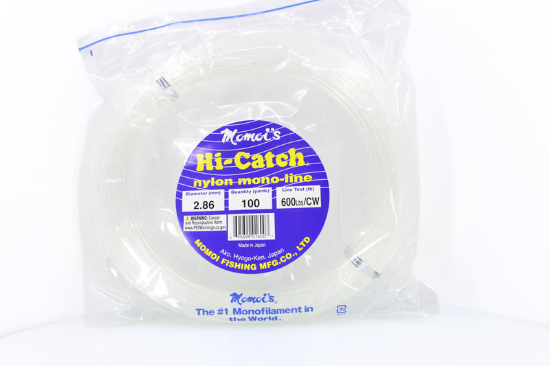 Momoi Hi-Catch Classic Nylon Monofilament Leader 100yd
