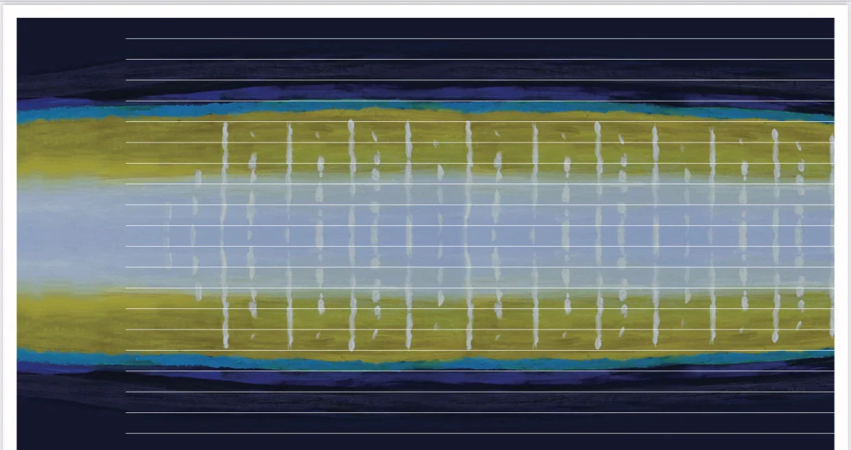 Fire Tailz "Fired Up" Pre-Cut Vinyl Sheets - Yellowfin Tuna EZ-K