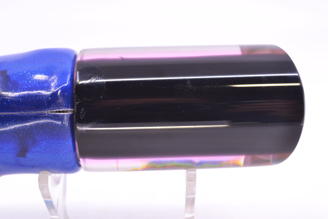 Crampton Baits Real Tahitian MOP Black-Pink Back 1/4 Tonner 12" 6.5oz FT Vinyl Blue Dream