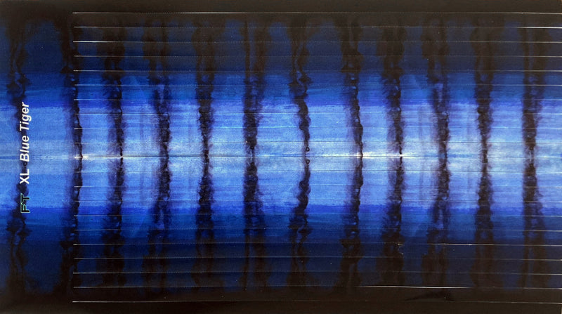 Fire Tailz "Fired Up" Pre-Cut Vinyl Sheets - Blue Tiger