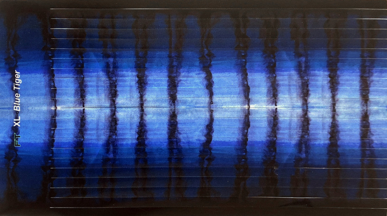 Fire Tailz "Fired Up" Pre-Cut Vinyl Sheets - Blue Tiger