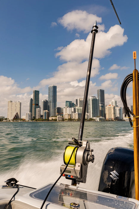 Gemlux Dredge Boom Fishing Setup - 8FT with Safety Tie Back GZE