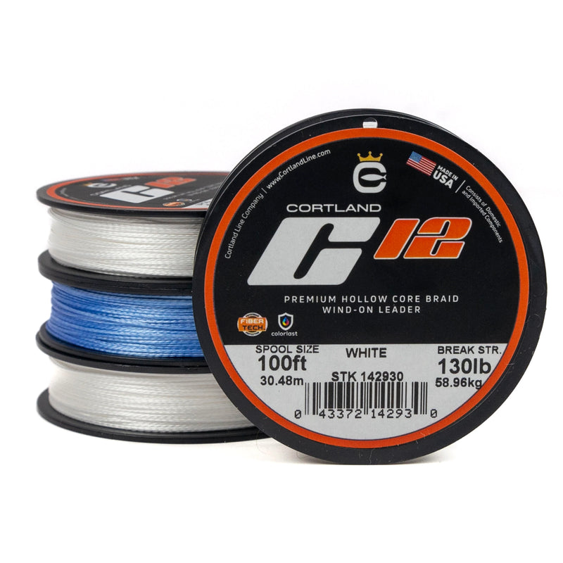 Cortland C12 Wind-On Leader 100FT