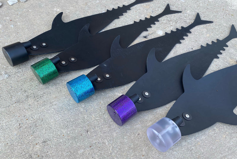 Grander Marlin Tackle Medium Blunt Cut D-Flap Teaser Squid Chain Combo Pack