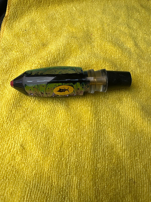 Aloha Lures Black-Smoke Dichro Lite Deep Six 9" 3.5oz EZ-K
