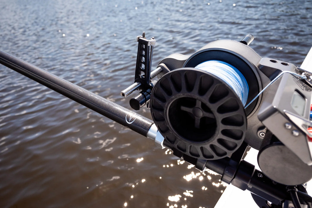 Gemlux Heavy Duty Dredge Boom, Fixed 11FT, for #6 Butt, with Safety Tie Back GZE