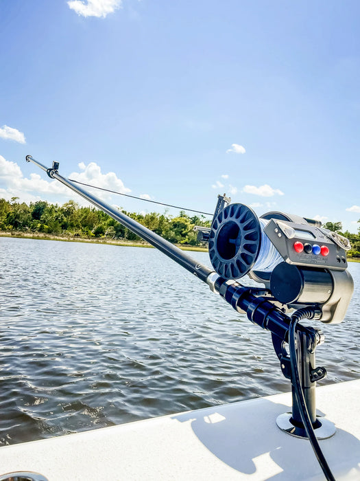 Gemlux Heavy Duty Dredge Boom, Fixed 11FT, for #6 Butt, with Safety Tie Back GZE