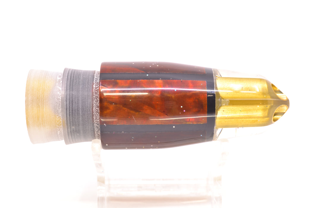 Tanigawa Lures Root Beer MOP Black Wrap 2-Hole Bullet 9"+ 7.8oz GZE