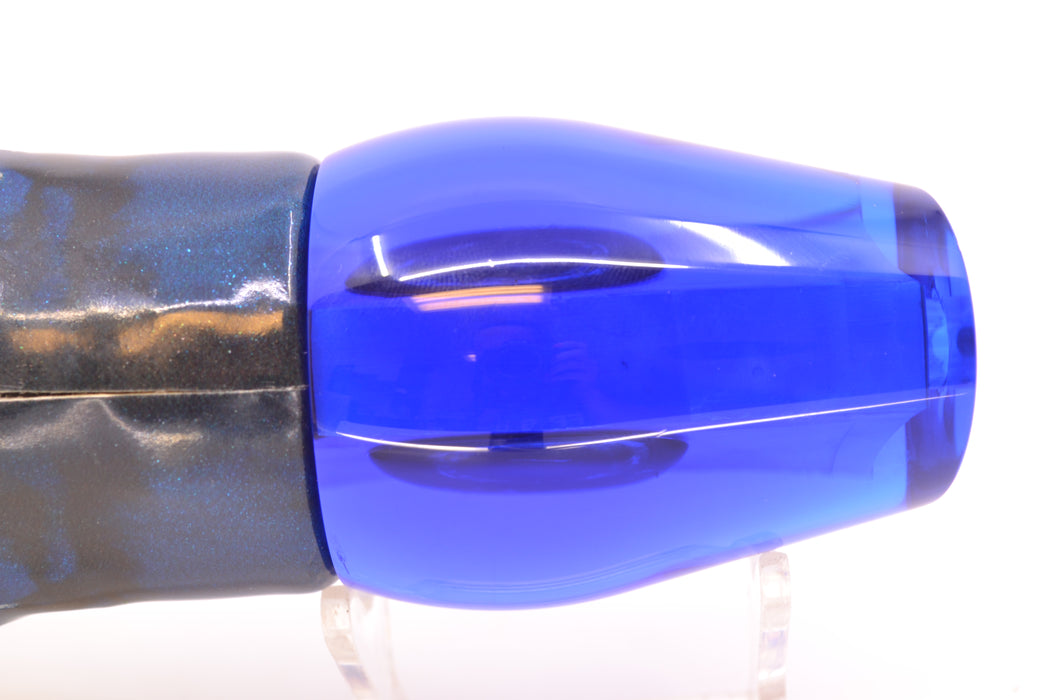 Moyes Lures Ice Blue MOP Blue Back Taxi Eyes Large Sumo 14" 10.3oz FT Vinyl Blue Tiger