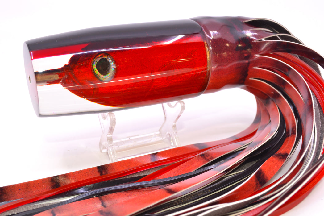 Ali'i Kai Lures Red Opelu Black-Red Back Large Hard Head 14" 11.2oz FT Vinyl Red Tiger GZE