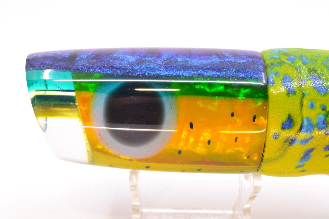 Ali'i Kai Lures Mahi MOP Blue-Green Chameleon Back Nifty 50 14" 9oz ALV Vinyl Mahi