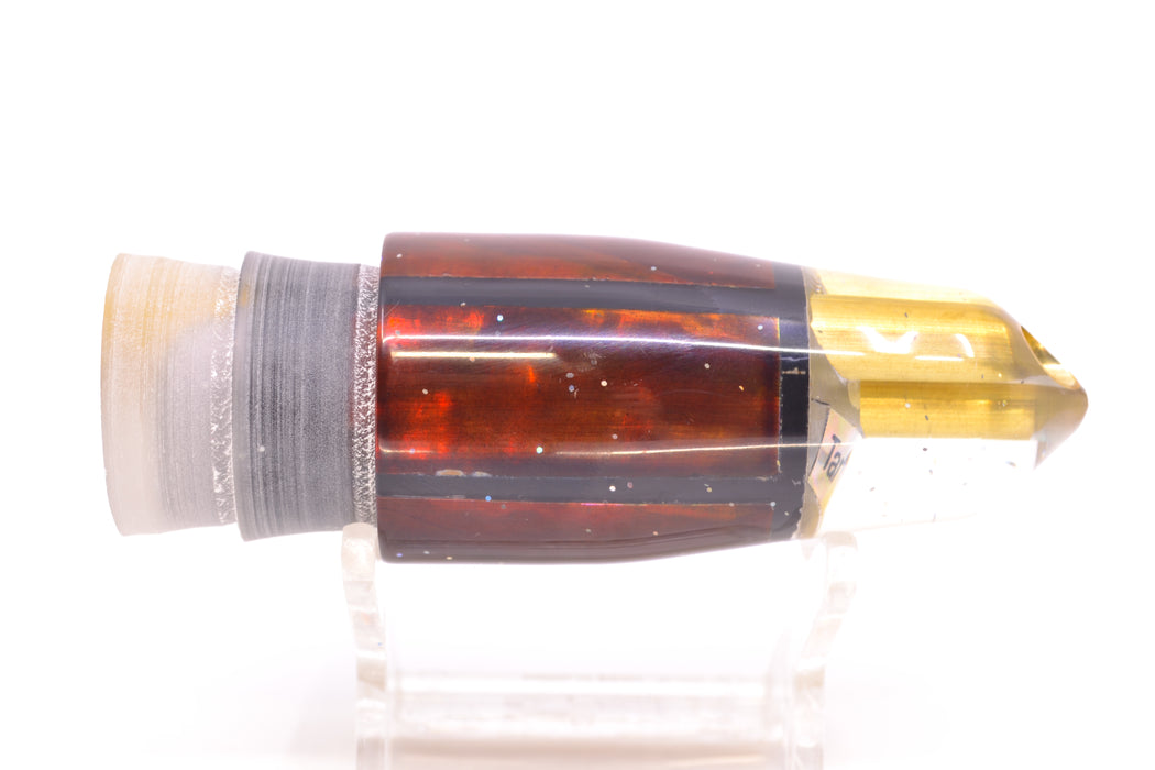 Tanigawa Lures Root Beer MOP Black Wrap 2-Hole Bullet 9"+ 7.8oz GZE