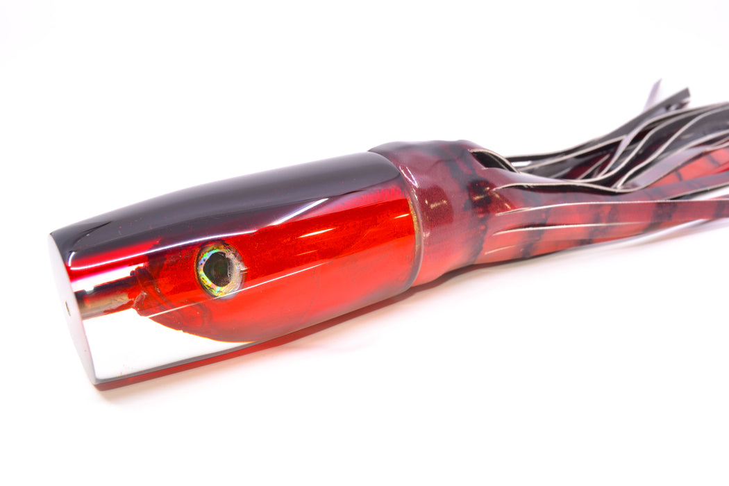 Ali'i Kai Lures Red Opelu Black-Red Back Large Hard Head 14" 11.2oz FT Vinyl Red Tiger GZE