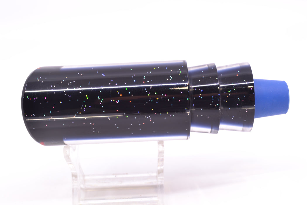 TANTRUM Lures Abalone Shell Black Back Black-Red Eyes Large Tube 12" 5.8oz