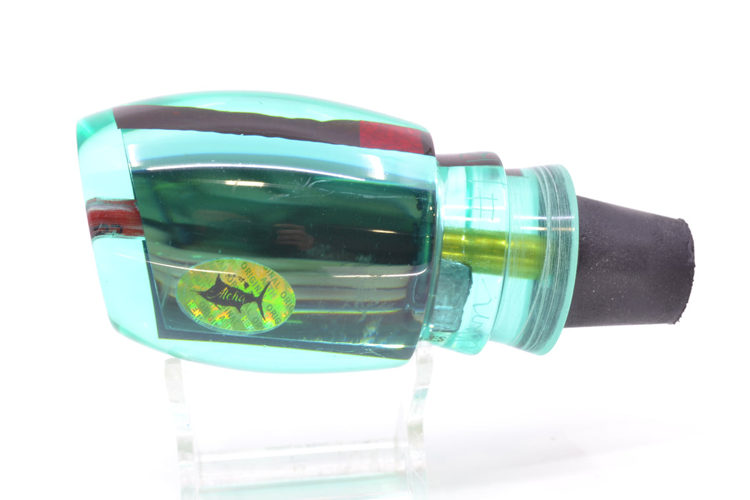 Aloha Lures Green Mirrored Root Beer Rainbow Back Bamboocha 12" 6.7oz