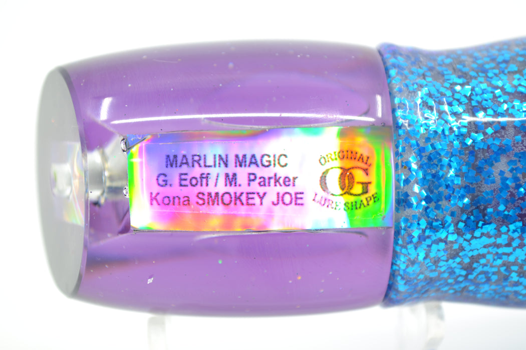 Marlin Magic Purple MOP Purple Back Taxi Eyes Smokey Joe 12" 10.5oz Skirted Purple-Blue