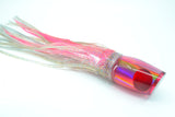 Koya Lures Pink Rainbow Pearl Red Eyes Small 861 10" 7oz Skirted Firecracker-Pink
