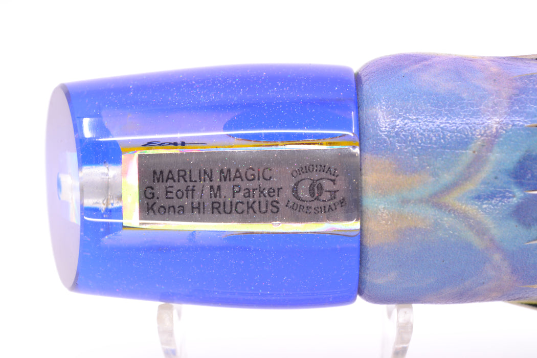 Marlin Magic Golden MOP Blue Back Red Eyes Ruckus 12" 9oz ALV Vinyl Yellowfin Tuna