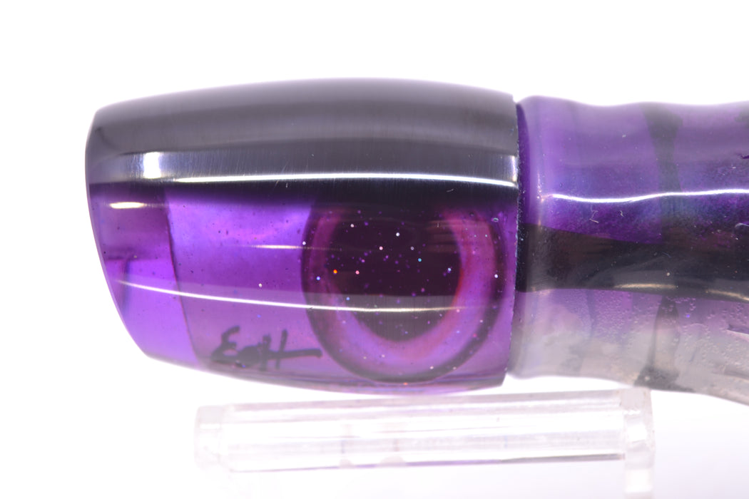 Marlin Magic Purple MOP Black Back Taxi Eyes Small Ruckus 9" 5oz Skirted Skipjack GZE