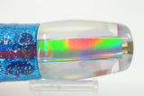 Koya Lures Blue MOP Rainbow Pearl Red Eyes Small 861 10" 7oz Skirted Blue-Silver-Pink