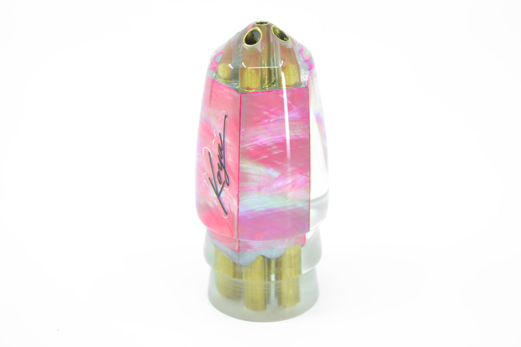 Koya Lures Pink MOP 4-Hole Bullet 9"+ 6oz