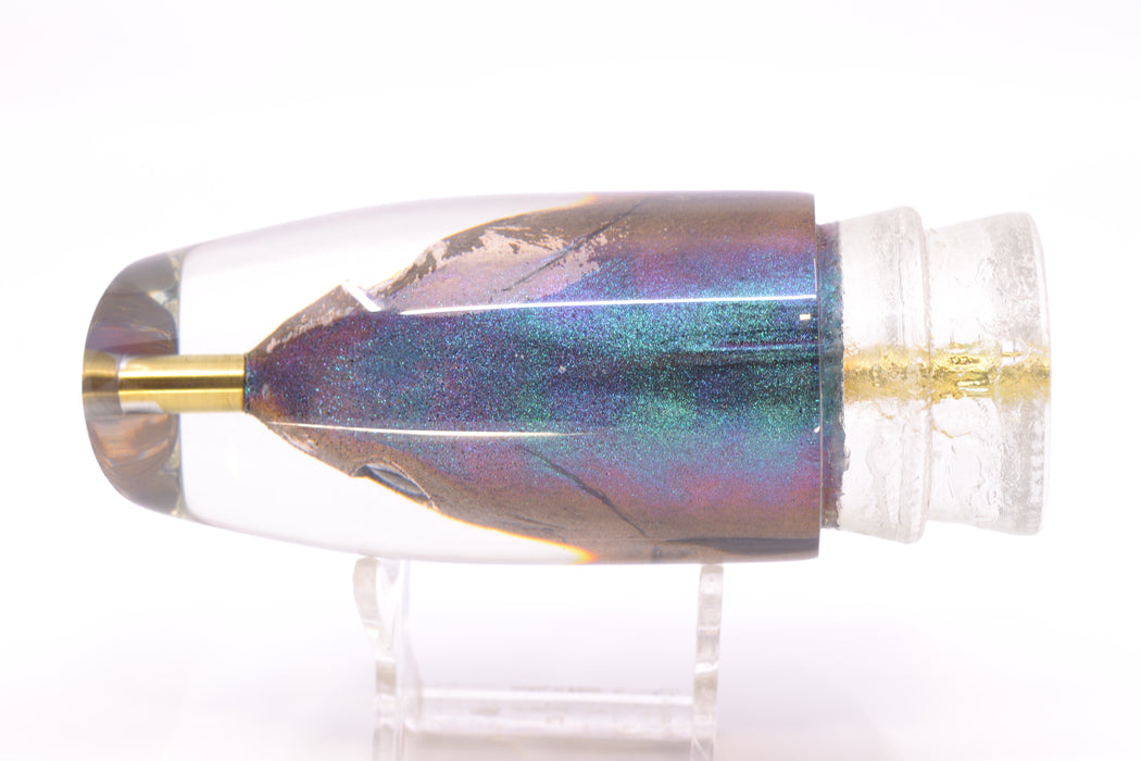 Joe Yee by KEGZ-Niiyama Collab Purple-Blue/Green Aku Fish Head Super Plunger 14" 7.2oz GZE