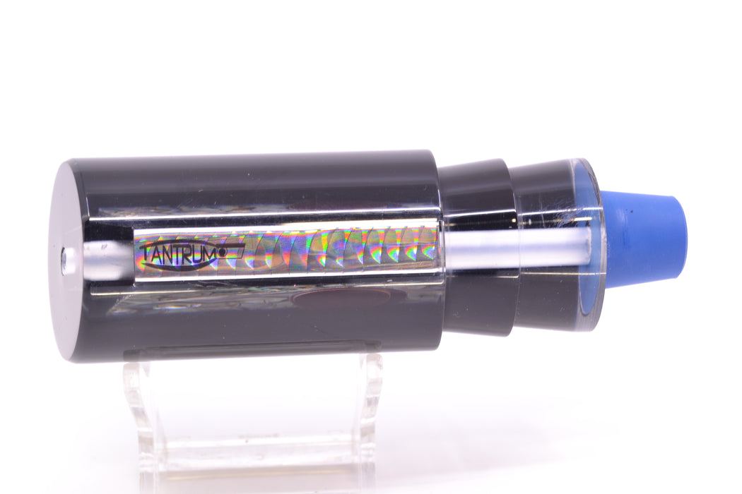 TANTRUM Lures Abalone Shell Black Back Black-Red Eyes Large Tube 12" 5.8oz