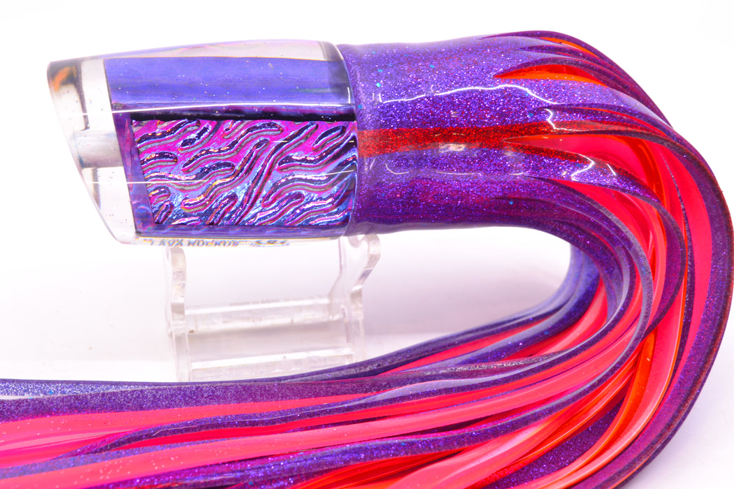Marlin Magic Purple-Pink Lava Ruckus 12" 11.3oz Skirted Purple/Orange-Pink GZE