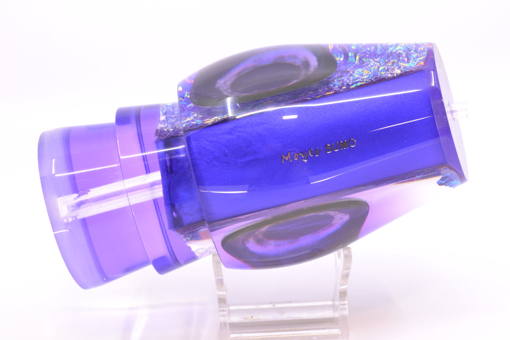Moyes Lures Pink-Orange-Purple Dichro Purple Back Taxi Eyes Sumo Teaser 22oz GZE