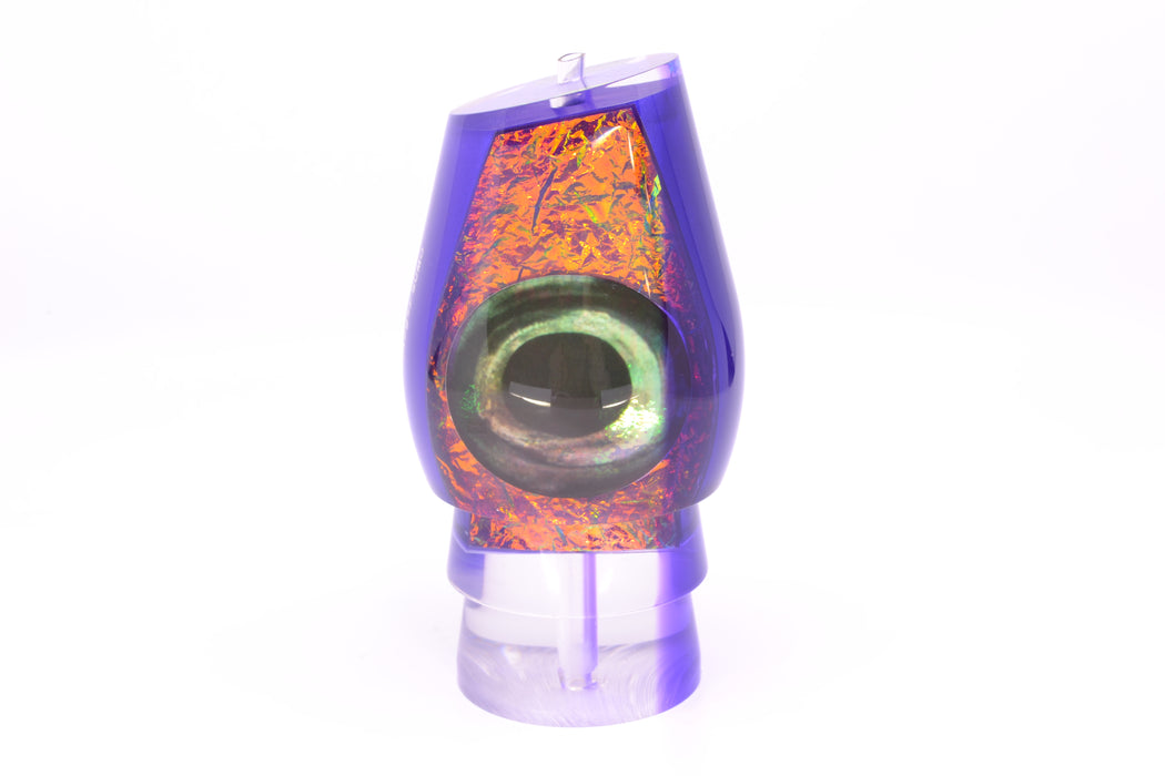 Moyes Lures Pink-Orange-Purple Dichro Purple Back Taxi Eyes Sumo Teaser 22oz GZE