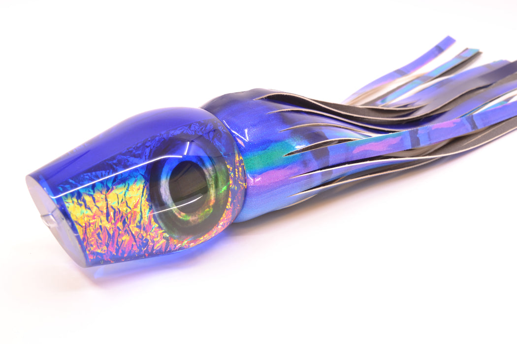 Moyes Lures Blue-Pink Dichro Blue Back Taxi Eyes XL Sumo 16" 16.4oz FT Vinyl Blueberry