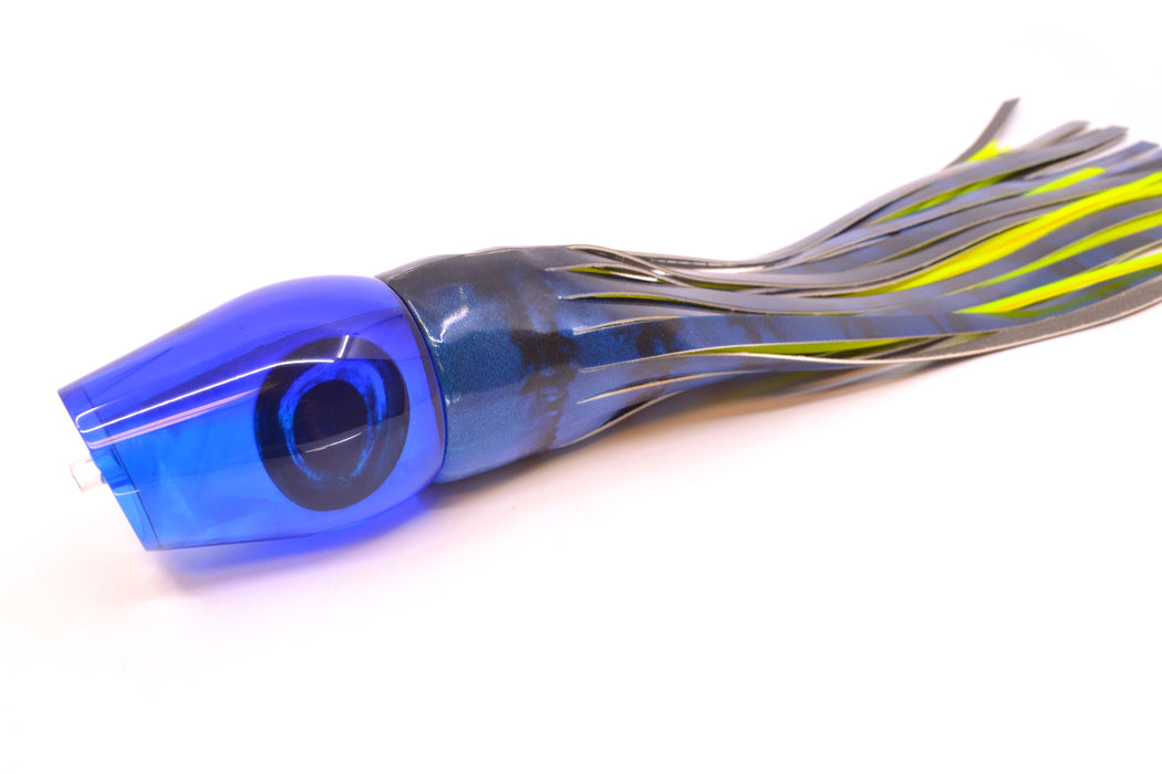 Moyes Lures Ice Blue MOP Blue Back Taxi Eyes Large Sumo 14" 10.3oz FT Vinyl Blue Tiger